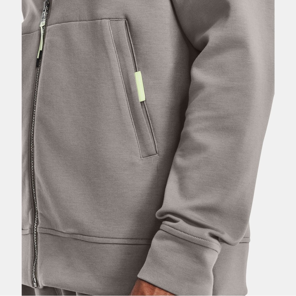 Brand New Under Armour Summit Knit Graphic Full Zip Sweatshirt. Gray Size XL. - Picture 4 of 7